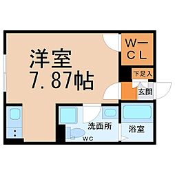 BrancheAOI ワンルームの間取図画像