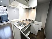 システムキッチン（ガス2口コンロ付）カウンターキッチン