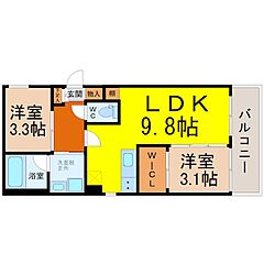 物件の間取り