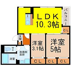 物件の間取り