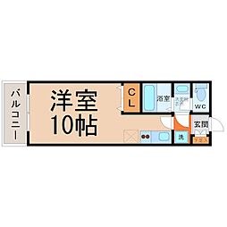 KDXレジデンス神宮前 ワンルームの間取図画像