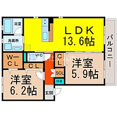 物件の間取り