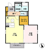 ＭＴ Ｗｉｔ　Ｂ棟 101 ｜ 茨城県龍ケ崎市小通幸谷町444-7（賃貸アパート1LDK・1階・42.94㎡） その2