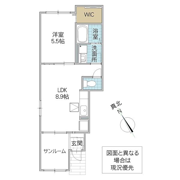 モデルノ II 101号室｜茨城県取手市谷中(賃貸アパート1LDK・1階・40.11㎡)の写真 その2
