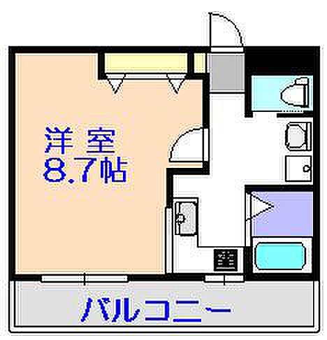 フィレンツェ22 ｜福岡県宗像市赤間駅前1丁目(賃貸マンション1K・6階・26.30㎡)の写真 その2