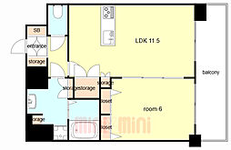 間取図画像 1LDK
