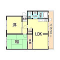 名谷2団地11号棟4階3.9万円