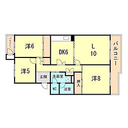 中落合第一住宅453号棟 5階/503