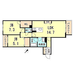 シャーメゾン　ルポア 2階