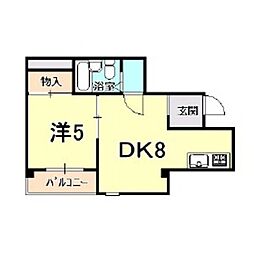 間取図画像 1DK
