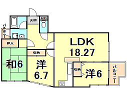 コスモメイト甲陽 3階