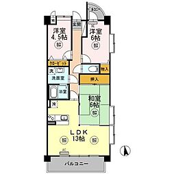 間取図画像 3LDK