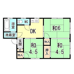 間取図画像 3DK