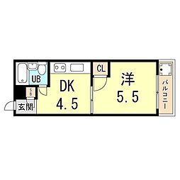 間取図画像 1DK