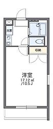レオパレス神西 1Kの間取図画像