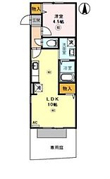 間取図画像 1LDK
