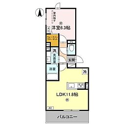 間取図画像 1LDK