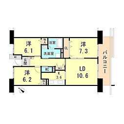 県営伊川谷第2高層住宅1号棟 9階