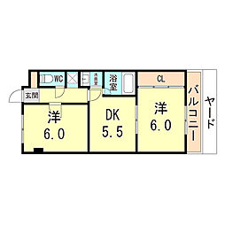 マリンクレール野田 1階