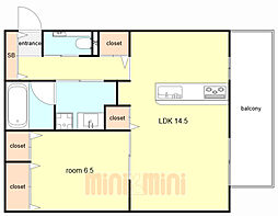 ピアチェーレ甲陽園 2階/201