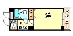 間取図画像 1K