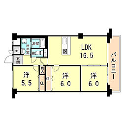 間取図画像 3LDK
