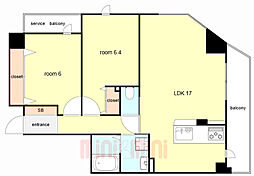 エーレックス西宮 3階
