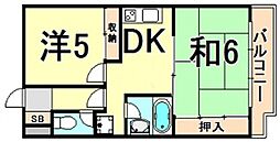 間取図画像 2DK
