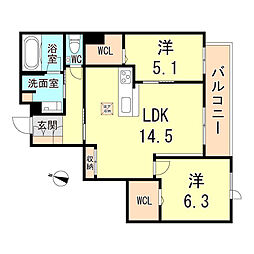 シャーメゾングランデール御影 1階
