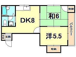 菊水ハイツ1 1階
