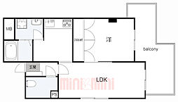 間取図画像 1LDK