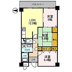 間取図画像 3LDK