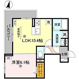 間取図画像 1LDK
