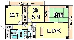 間取図画像 3LDK