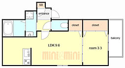 間取図画像 1LDK