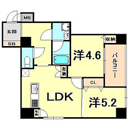 KSMレジデンス西宮 5階