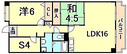 間取図画像 2SLDK