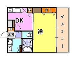 間取図画像 1DK