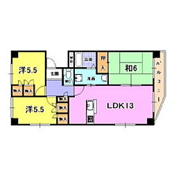 間取図画像 3LDK