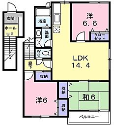 間取図画像 3LDK