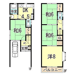 長田天神町4丁目貸家