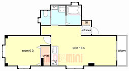 間取図画像 1LDK