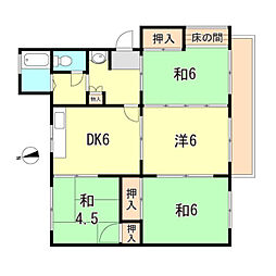 白川台住宅10号棟 1階/104