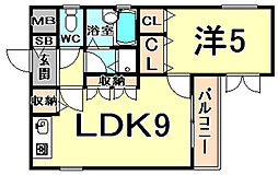 ベル甲子園口III 2階/202