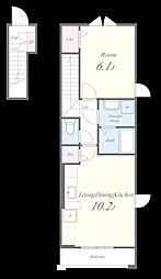 間取図画像 1LDK