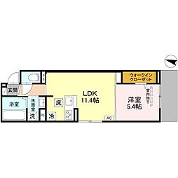 間取図画像 1LDK