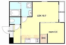 間取図画像 1LDK