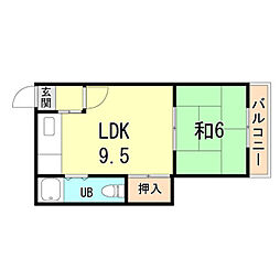 間取図画像 1LDK
