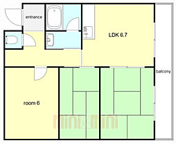 間取図画像 3LDK