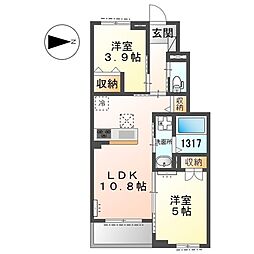 サクラーレ長坂 1階/102